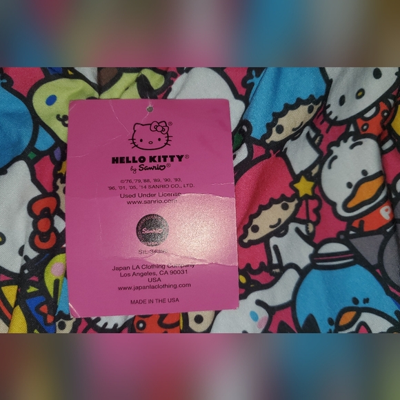 JapanLA X Sanrio Hello Kitty Kuromi & Friends Skirt Sz Large Rare Vintage NWT - Picture 2 of 6